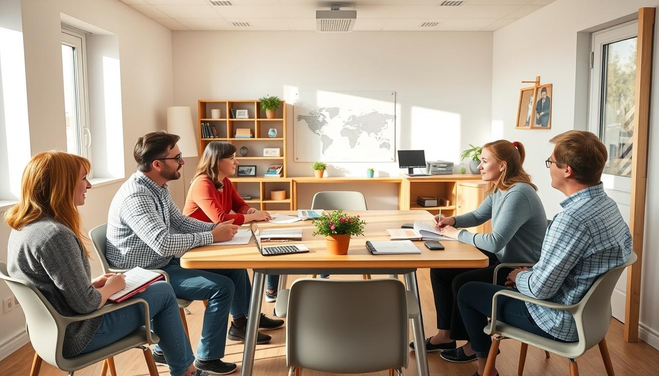 Language courses in small groups